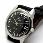Reloj HMT Pilot cuerda manual 17 Jewel negro vintage